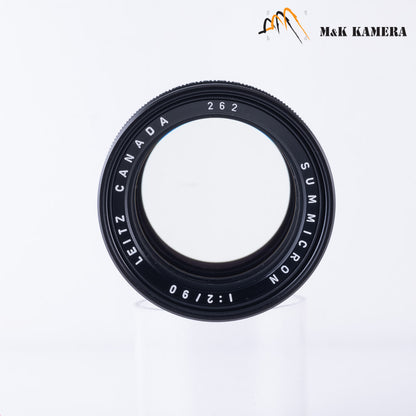 Leica Summicron M 90mm/F2.0 Ver.I V.1 Black Lens Canada #86756