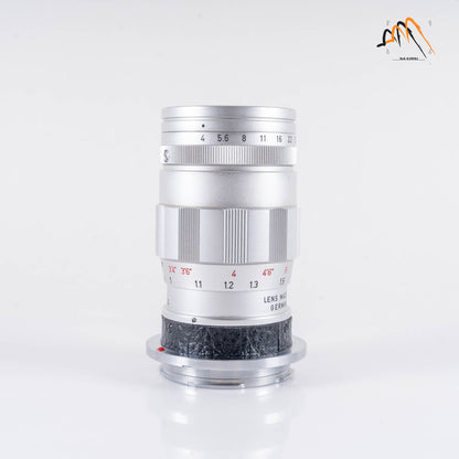 LEITZ Leica Elmar M 90mm/F4.0 E39 Ver.II V2/ 3 Elements Silver Lens Yr.1965 Germany 11830 #88243