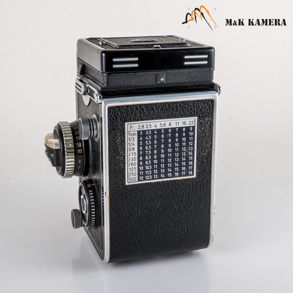Rolleiflex 3.5F Xenotar 75mm f/3.5 Film TLR Camera #11822