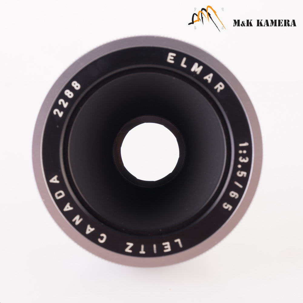 Leica Elmar Visoflex 65mm/F3.5 silver 11062N w/ 16464K focus adapter 11062 #87490