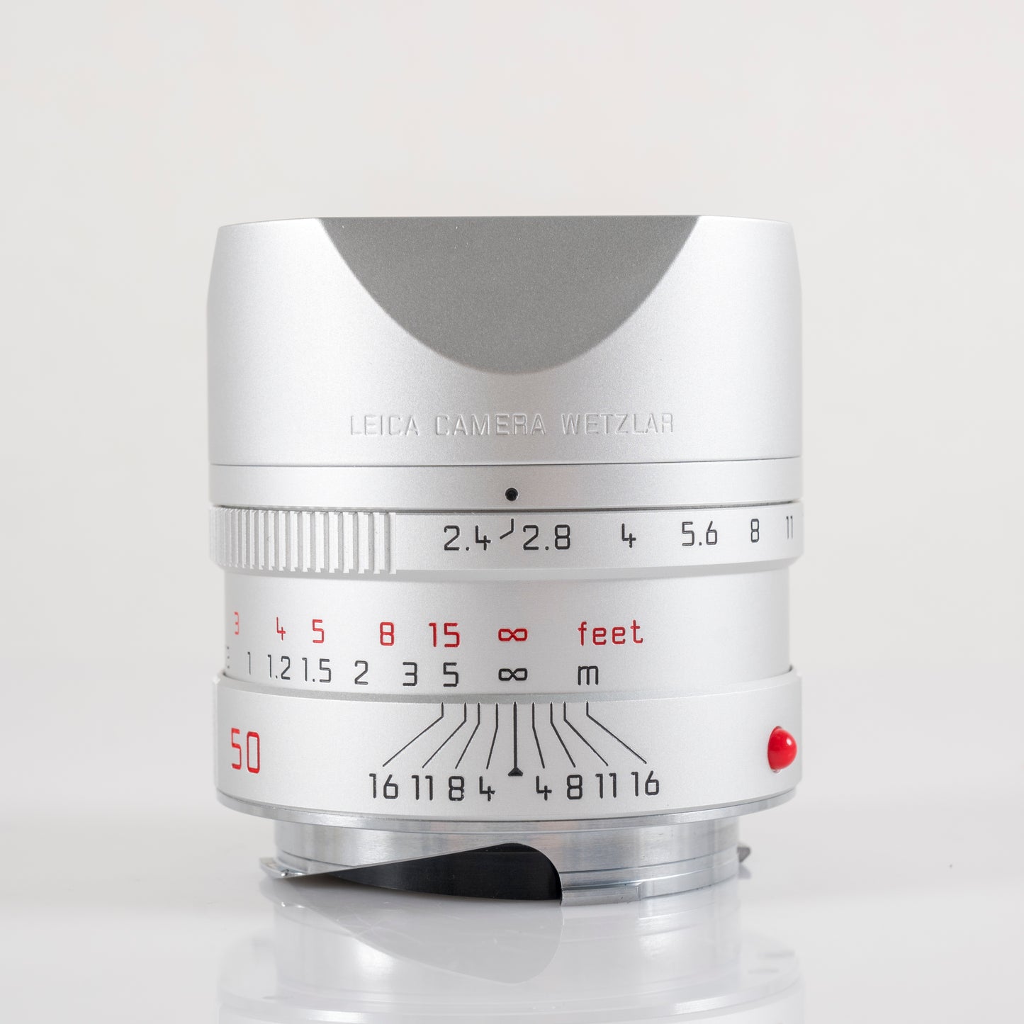Leica Summarit-M 50mm/F2.4 Silver Lens Germany 11681 #11884