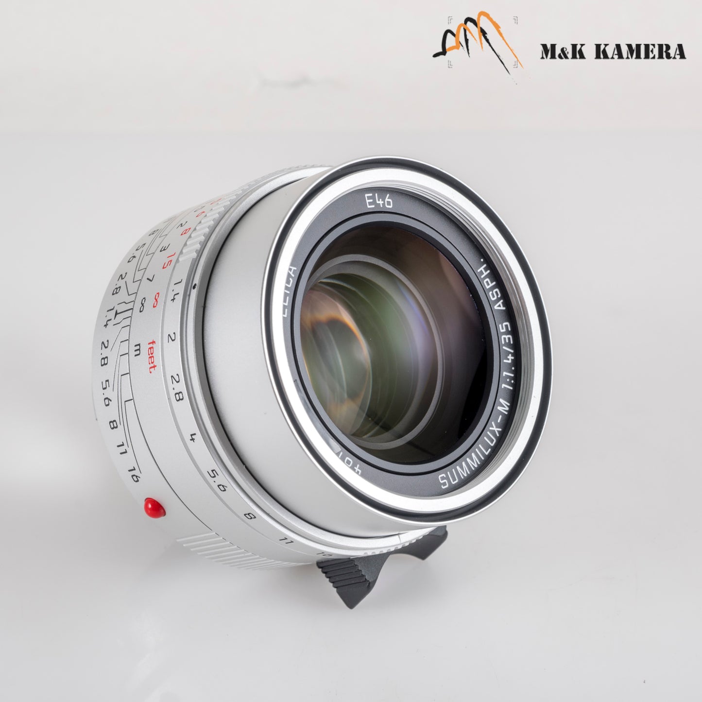 Leica Summilux-M 35mm/F1.4 E46 ASPH/ FLE II Silver Lens Germany 11727 #88912