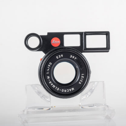 Leica Macro-Elmar-M 90mm/F4.0 Set Black Lens Yr.2003 Germany 11629 #88676