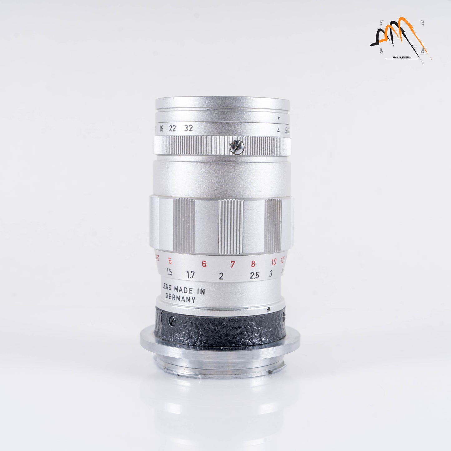 LEITZ Leica Elmar M 90mm/F4.0 E39 Ver.II V2/ 3 Elements Silver Lens Yr.1965 Germany 11830 #88243
