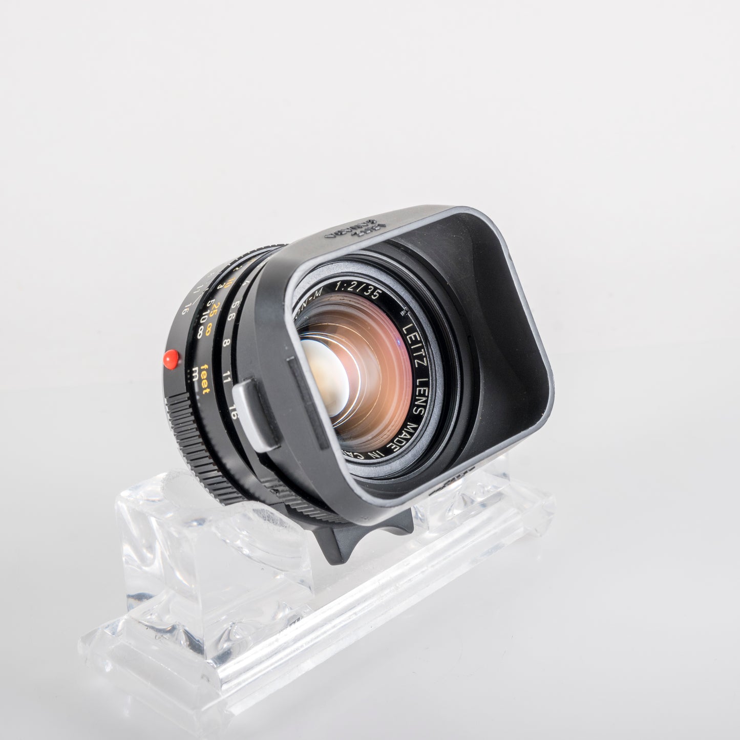 LEITZ Leica Summicron-M 35mm/F2.0 Ver.4 7 Elements Black 1913-1983 Lens Yr.1982 Canada #11976