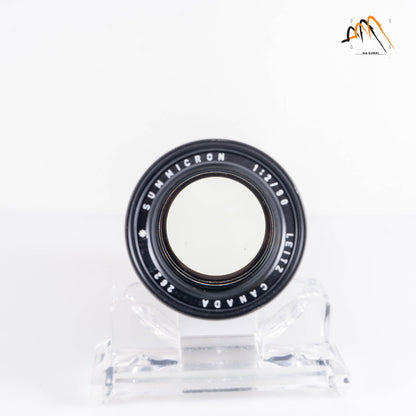 LEITZ Leica Summicron M 90mm/F2.0 Ver.I V.1 Black Lens Yr.1973 Canada #23460