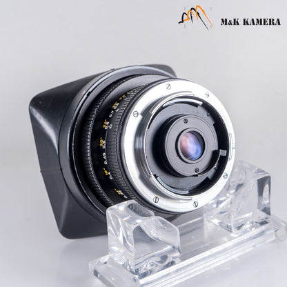 Leica Super-Angulon-R 21mm/F4.0 with 12506 hood #23120