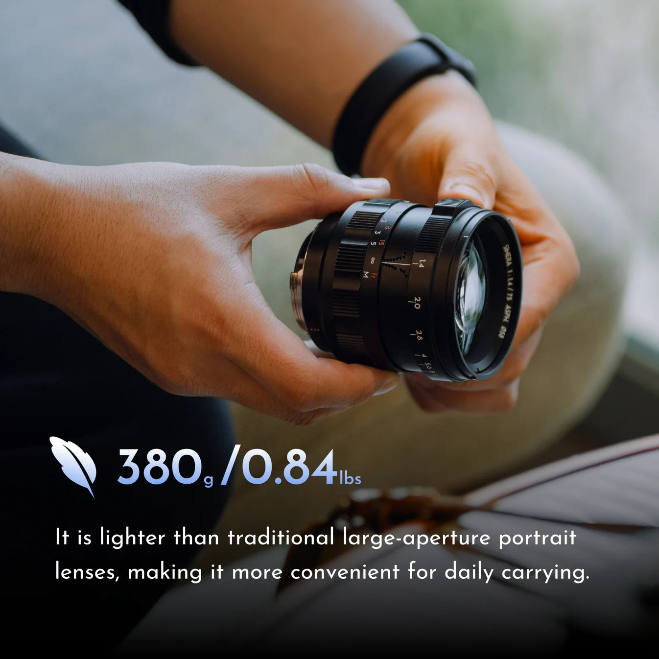 Thypoch Simera 75mm F/1.4 Silver M-Mount MF Full Frame Lens