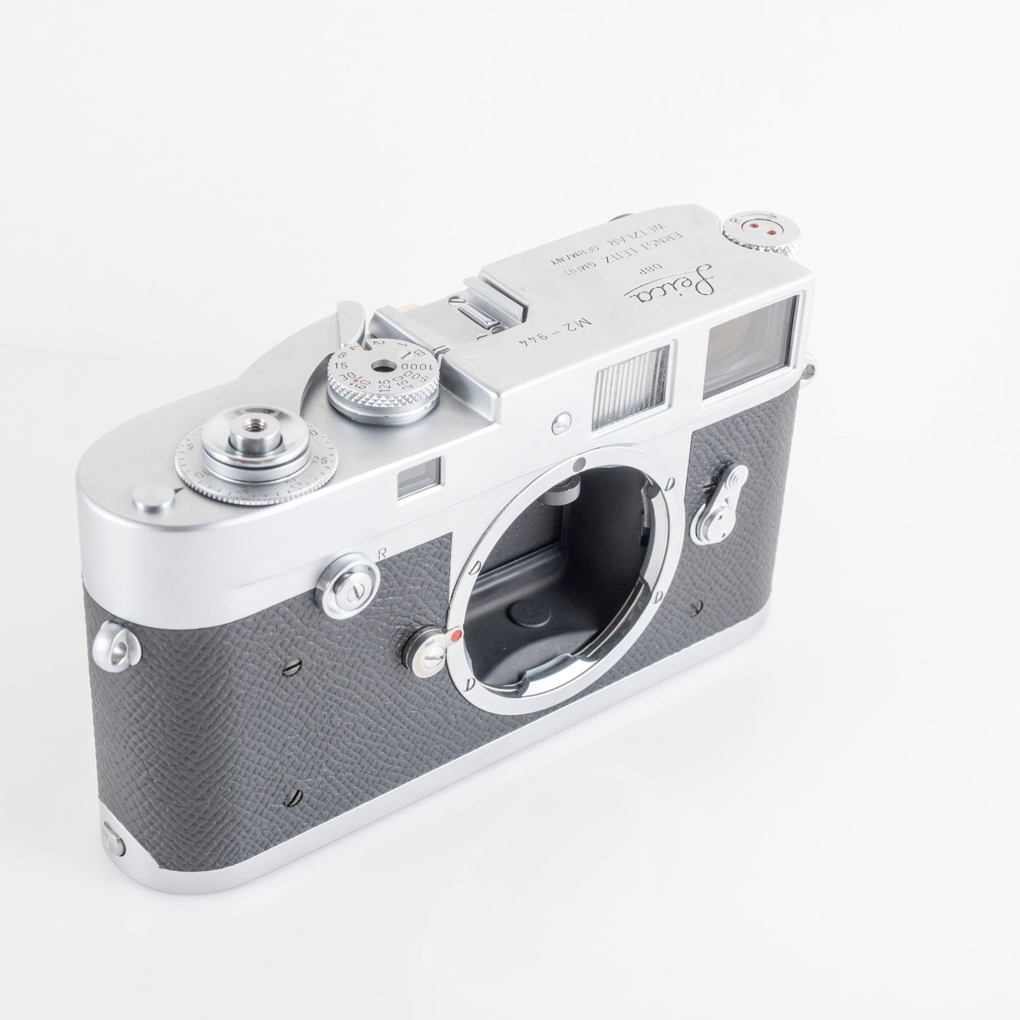 Leica M2 Round Button Rewind Silver Film Rangefinder Camera Boxed #11908