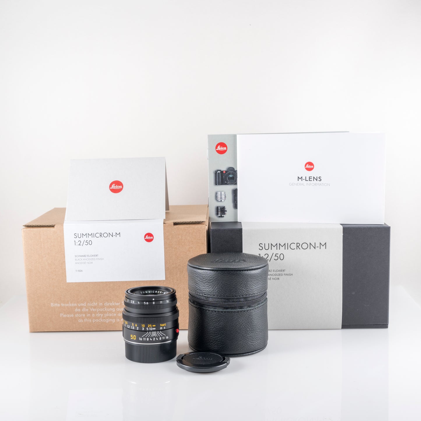 Brand New Leica Summicron-M 50mm/F2.0 Ver.V Black Lens Germany 11826 #11826