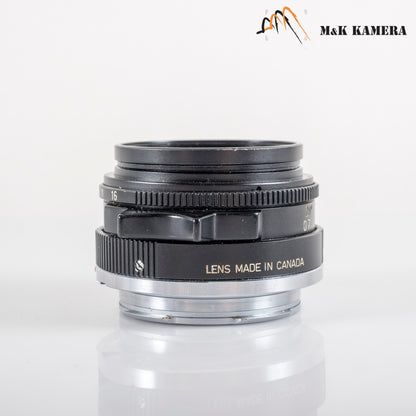 LEITZ Leica Summicron-M 35mm/F2.0 E39 6E/ Elements Lens Yr.1971 Canada #11999
