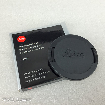 Brand New Leica Clip-on lens cap E49 Black for M 135/3.4 #14001
