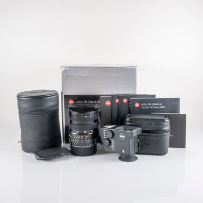 Leica Tri-Elmar-M 16-18-21mm/F4.0 ASPH/ w/ finder boxed 11642 11642 #11900