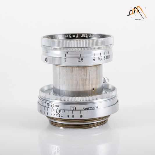 LEITZ Leica Summitar L39 50mm/F2.0 Silver Lens Yr.1948 LTM Germany #11783