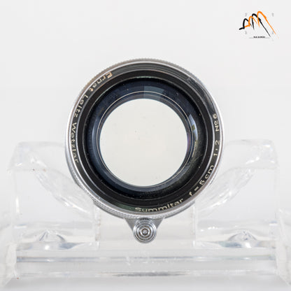 LEITZ Leica Summitar L39 50mm/F2.0 Silver Lens Yr.1948 LTM Germany #11783