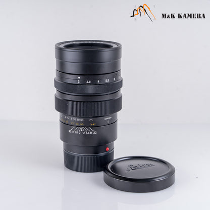 LEITZ Leica Summicron M 90mm/F2.0 Ver.I V.1 Black Lens Yr.1975 Canada #23402