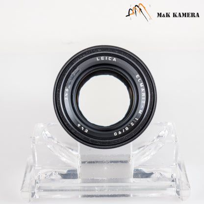 Leica Elmarit-M 90mm/F2.8 E46 Ver.II V2 Black Lens Yr.1988 Germany 11807 #23910