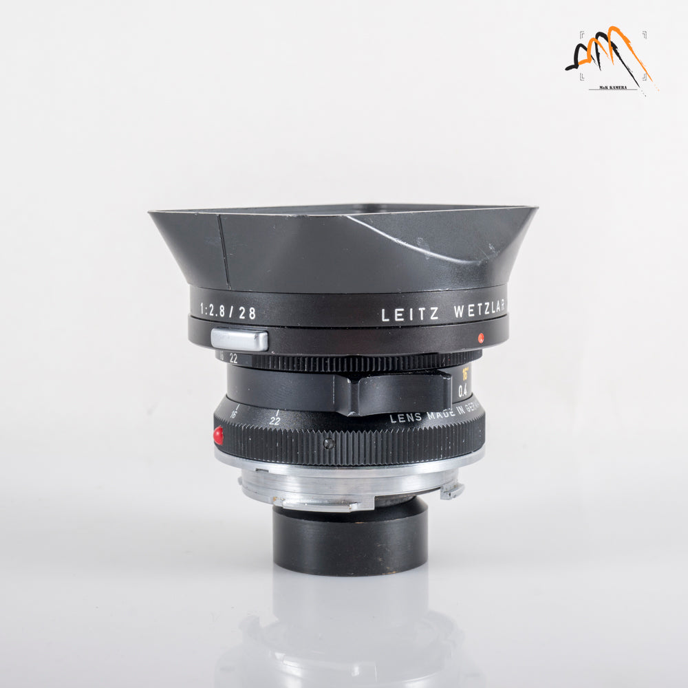 LEITZ Leica Super-Angulon M 21mm/F3.4 Ser.VII Black Lens Yr.1977 Germany #11662