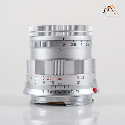 LEITZ Leica Summicron M 50mm/F2.0 Rigid V2 Ver.II Lens Yr.1960 Germany #11761