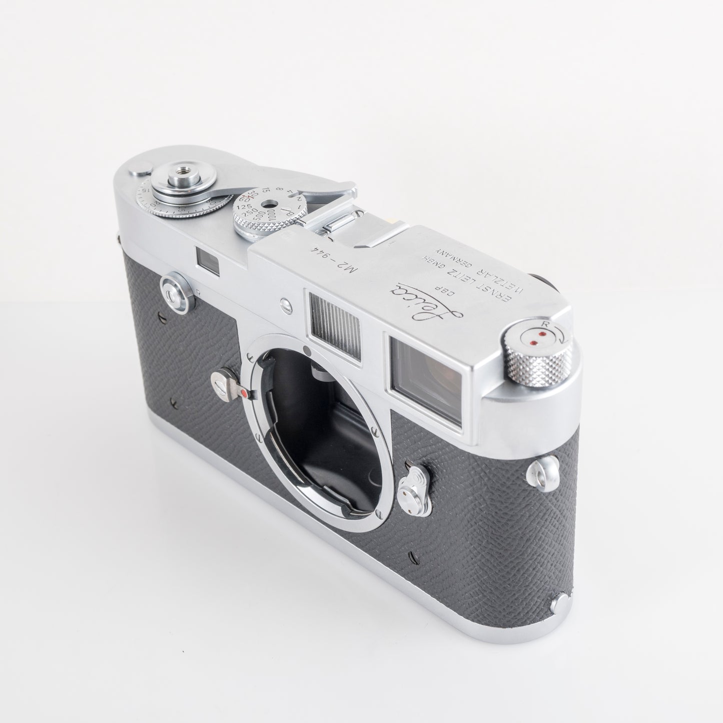 Leica M2 Round Button Rewind Silver Film Rangefinder Camera Boxed #11908