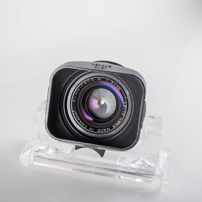 LEITZ Leica Summicron-M 35mm/F2.0 Ver.4 7 Elements Black 1913-1983 Lens Yr.1982 Canada #11976