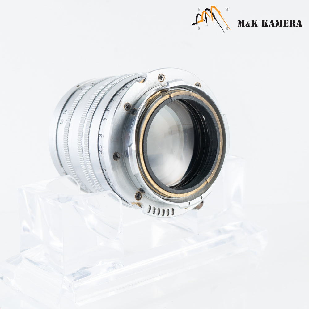 LEITZ Leica Xenon L39 50mm/F1.5 Silver Lens Yr.1936 LTM Germany Xenon #87783