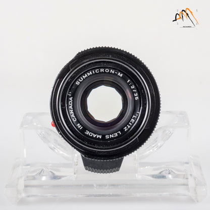 LEITZ Leica Summicron-M 35mm/F2.0 Ver.4 7 Elements Black Lens Yr.1980 Canada 11310 #11566