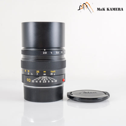 Leica Elmarit-M 90mm/F2.8 E46 Ver.II V2 Black Lens Yr.1999 Germany 11807 #88719