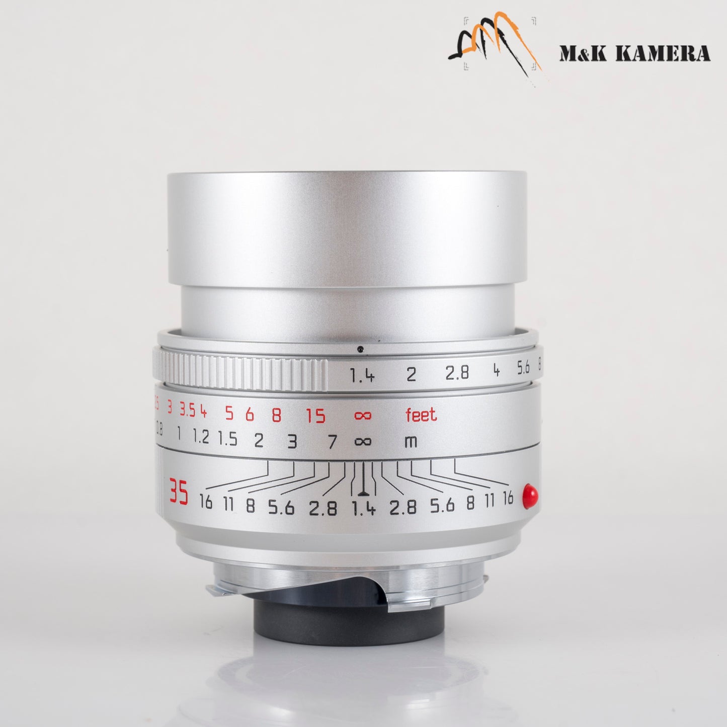 Leica Summilux-M 35mm/F1.4 E46 ASPH/ FLE II Silver Lens Germany 11727 #88912