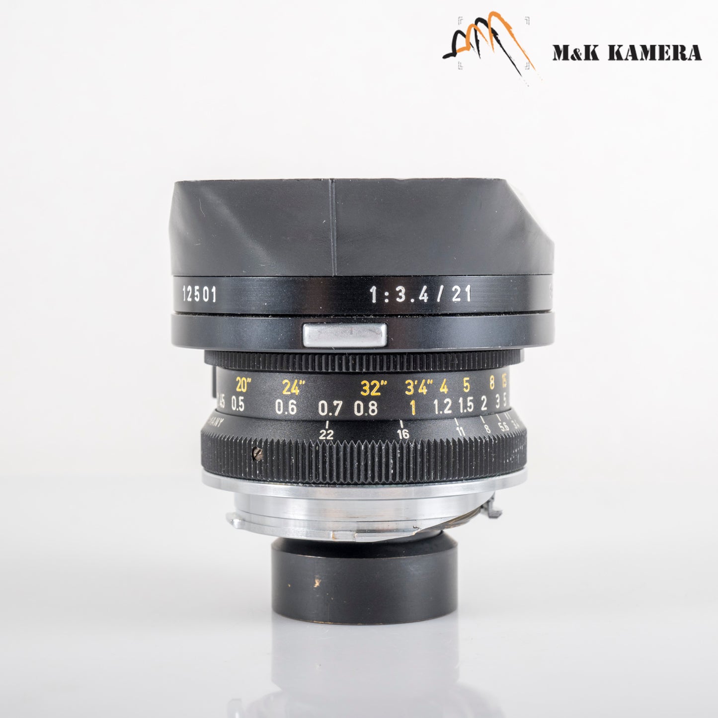 LEITZ Leica Super-Angulon M 21mm/F3.4 Ser.VII Black Lens Yr.1971 Germany #23862