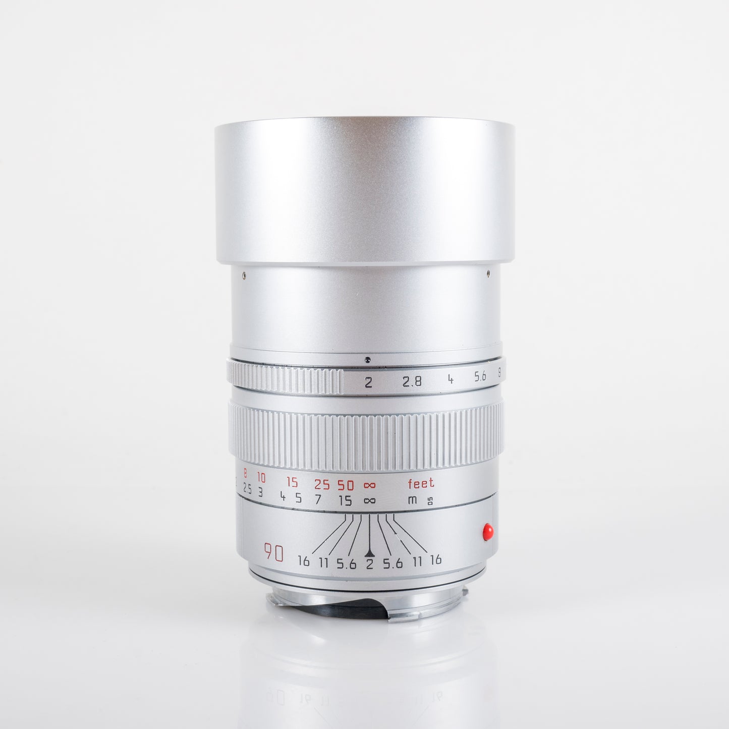 Leica Summicron-M 90mm/F2.0 E55 Ver.II Pre-Asph Silver Lens Yr.1993 Canada 11137 #11965