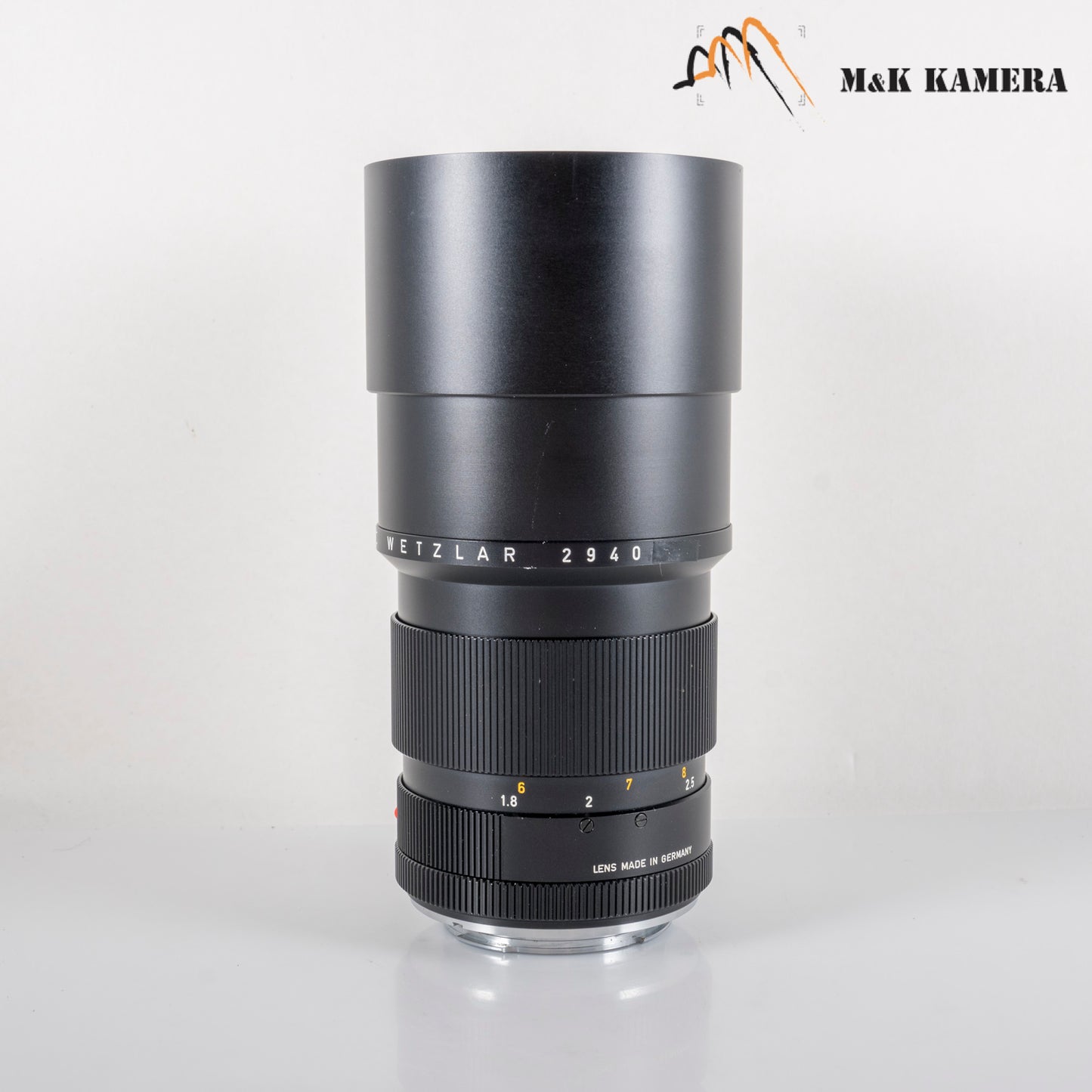 LEITZ Leica Elmarit-R 180mm/F2.8 E67 Ver.II V2 Lens Yr.1978 Germany #11982