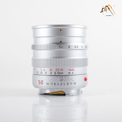 Leica Summilux-M 50mm/F1.4 Pre-A Silver Lens Yr.1995 Germany 11856 #88662