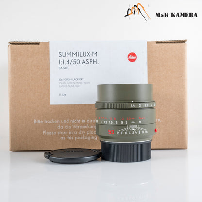Brand New Leica Summilux-M 50mm f/1.4 ASPH, Safari Edition Lens 11736 #11736
