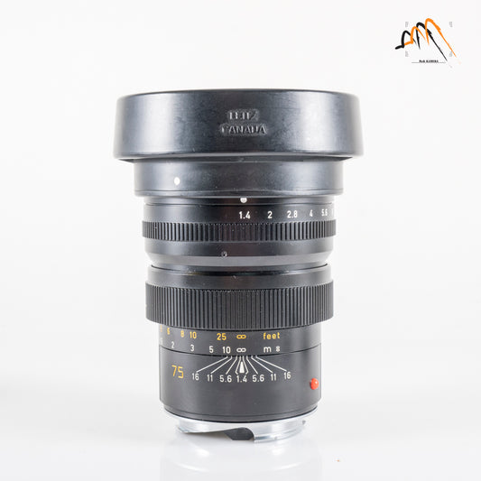 LEITZ Leica Summilux-M 75mm/F1.4 Ver.I Lens Yr.1980 Canada 11814 #23794
