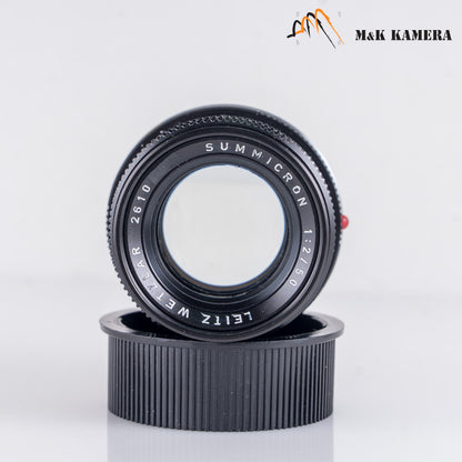 LEITZ Leica Summicron M 50mm/F2.0 Ver.III V3/ High Leg Lens Yr.1973 Germany #23424