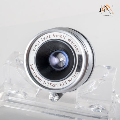 LEITZ Leica Summaron L39 35mm/F3.5 E39 Silver Lens Yr.1958 LTM Germany #11784