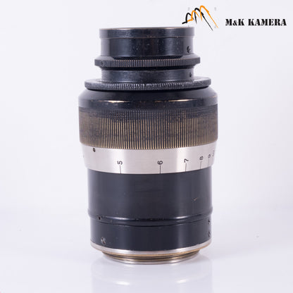 LEITZ Leica Elmar L39 90mm/F4.0 Fat/ Rare Black Paint Lens LTM Germany Fat #21807