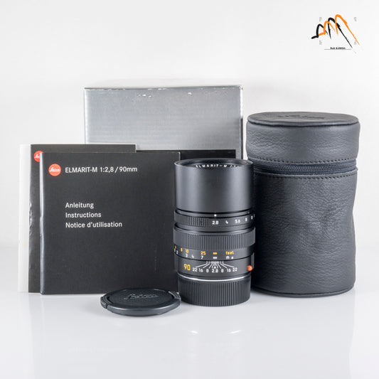 Leica Elmarit-M 90mm/F2.8 E46 Ver.II V2 Black boxed 11807 #23761