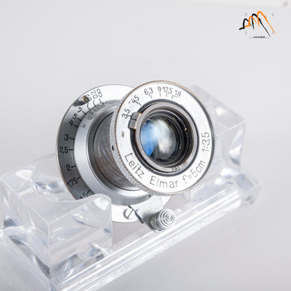 LEITZ Leica Elmar L39 50mm/F3.5 Lens Yr.1937 LTM Germany #11741