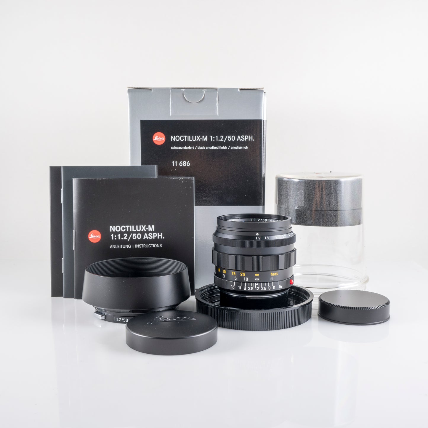 Leica Noctilux-M 50mm/F1.2 ASPH Black Lens Germany 11686 #88705
