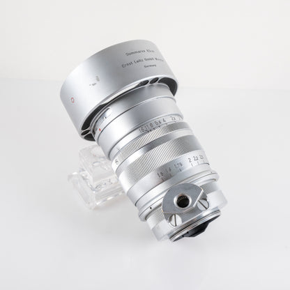 Leica Summarex L39 85mm/F1.5 with hood #11926
