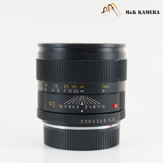 Leica Summicron-R 90mm/F2.0 E55 Ver.II V2 Lens Yr.1989 Canada #10829
