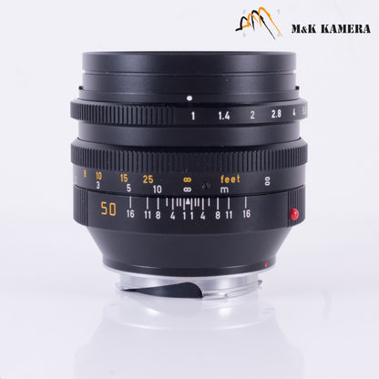 Leica Noctilux-M 50mm/F1.0 E60 III Lens Yr.1987 Canada #21858