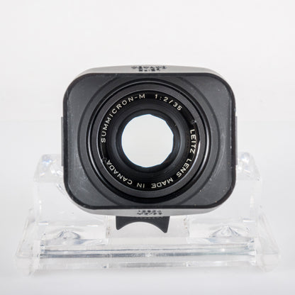 LEITZ Leica Summicron-M 35mm/F2.0 Ver.4 7 Elements Black 1913-1983 Lens Yr.1982 Canada #11976