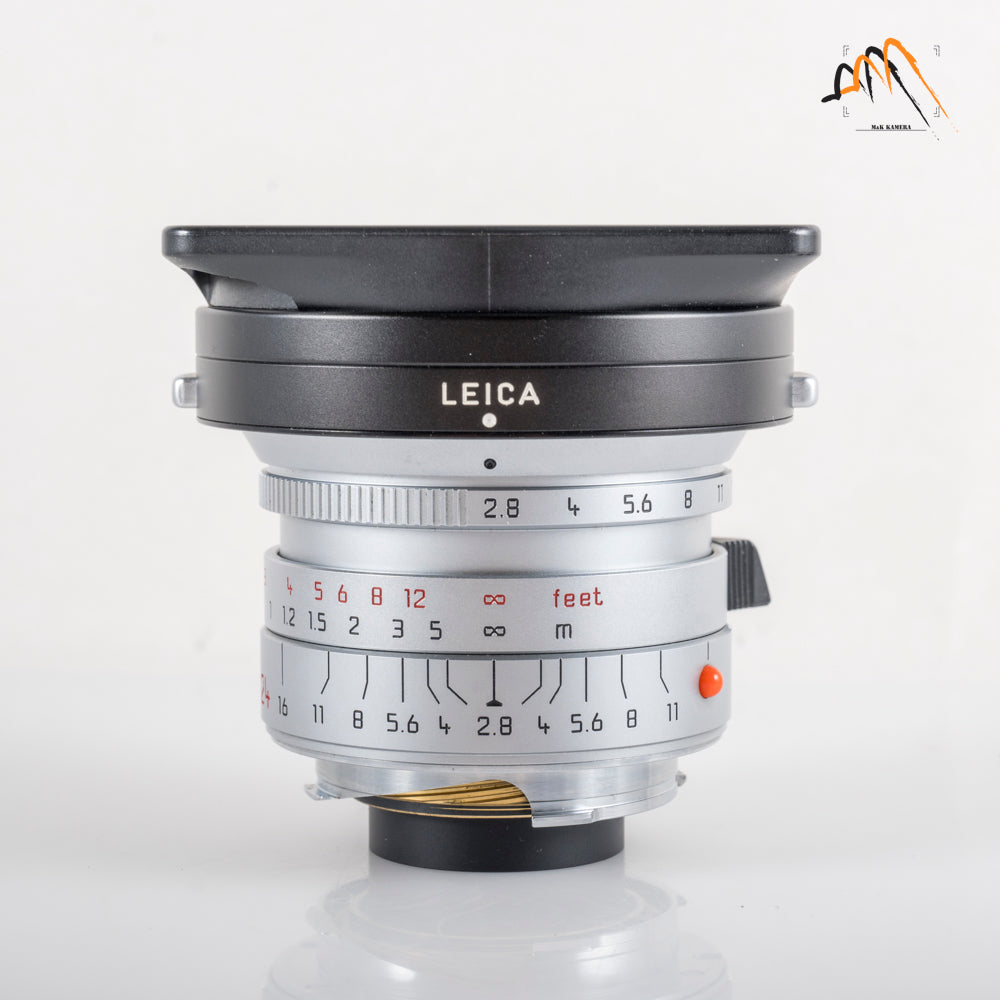 Leica Elmarit-M 24mm/F2.8 ASPH Silver Lens Yr.1998 Germany 11898 #11621