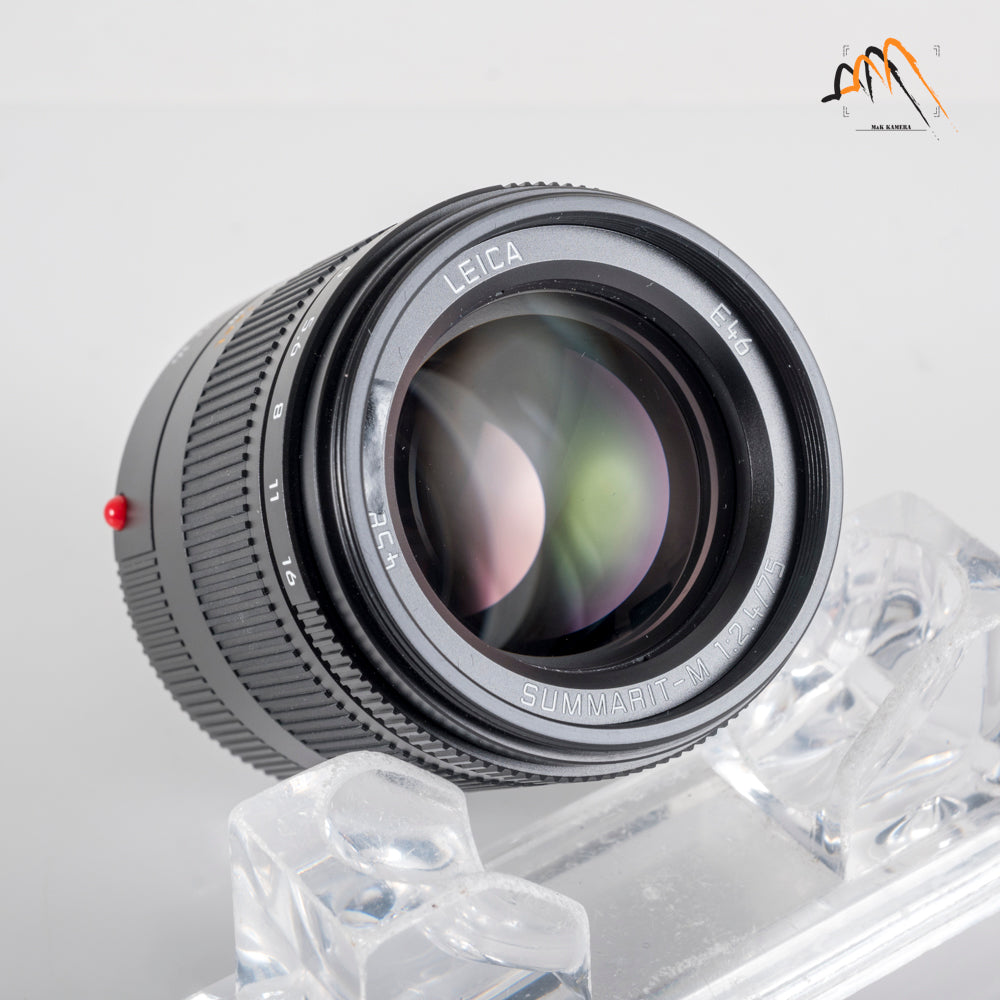 Leica Summarit-M 75mm/F2.4 Black Lens Germany 11682 #11796