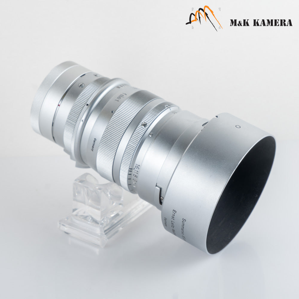 Leica Summarex L39 85mm/F1.5 with hood #11929