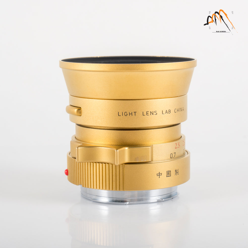 LIGHT LENS LAB V2LC-M 50mm/F2 Gold Lens China #88658
