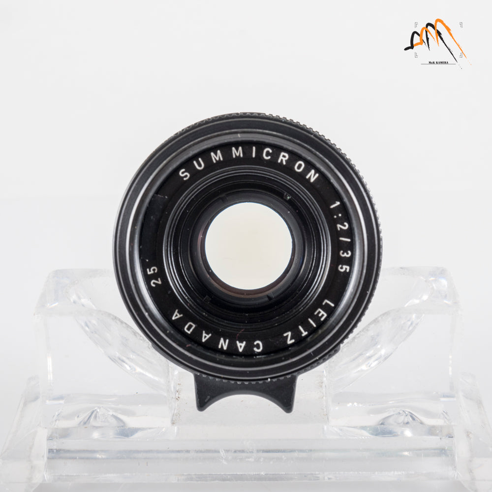 LEITZ Leica Summicron-M 35mm/F2.0 E39 6E/ Elements Lens Yr.1972 Canada #11775